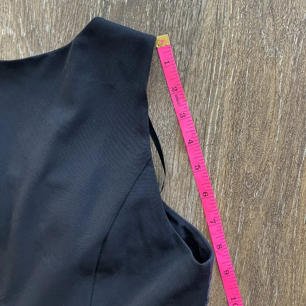 Liz Claiborne Black Layered Size 4 Mini Dress NWT - Picture 8 of 8